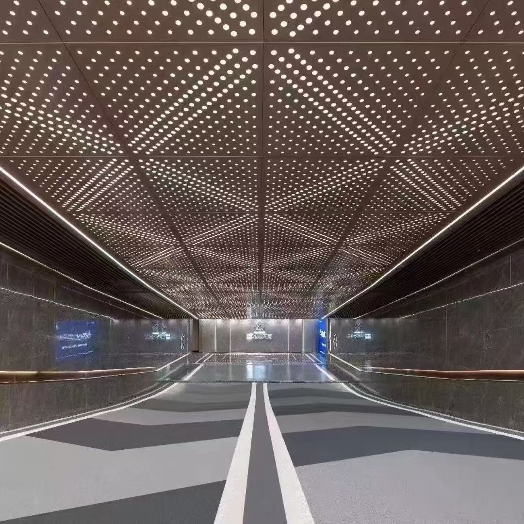 宜昌市室内吊顶勾搭板仿石材铝单板 - 方案